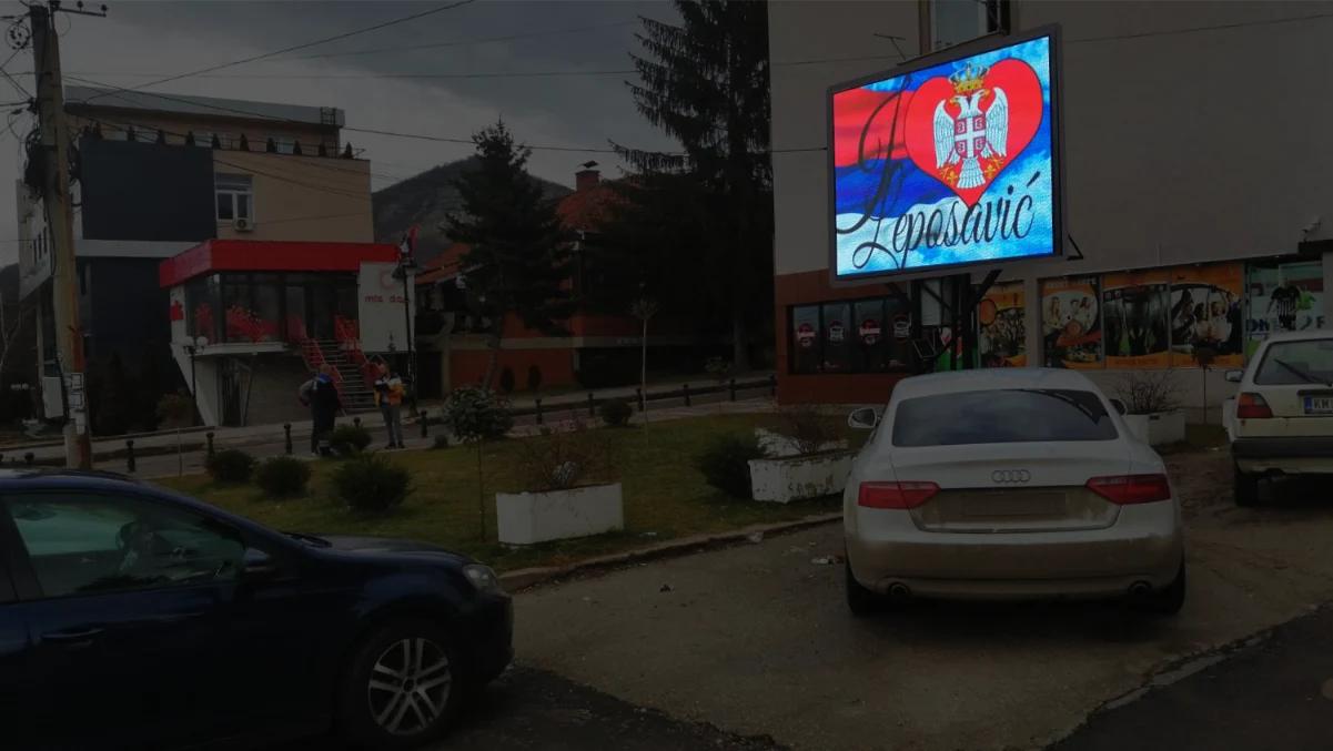 Digitalni - LED bilbord ulica 24.Novembra Leposavic