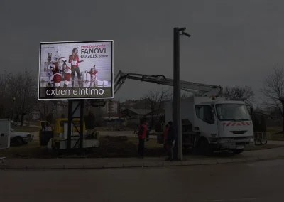 LED bilbord u spoljašnjem prostoru - Bor