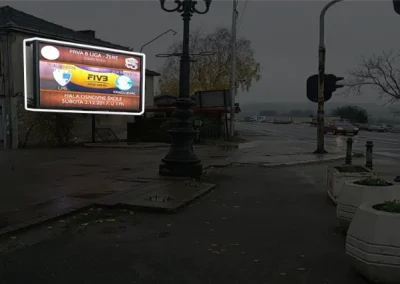LED bilbord u spoljašnjem prostoru - Ljig