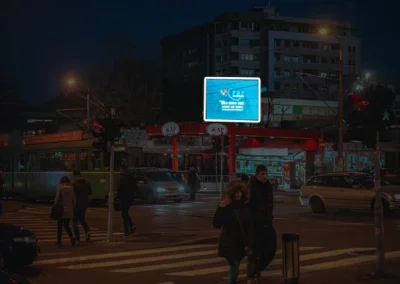 LED bilbord u spoljašnjem prostoru - Požeška Beograd
