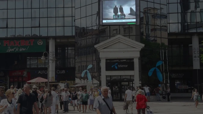 LED ekran za spoljašnji prostor 1 Niš