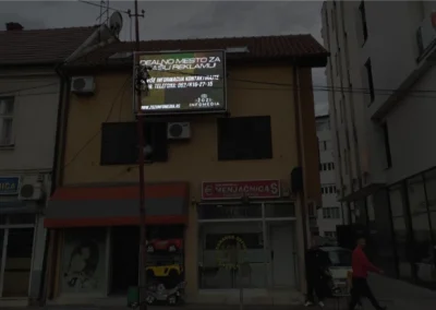 LED ekran u spoljašnjem prostoru - Loznica
