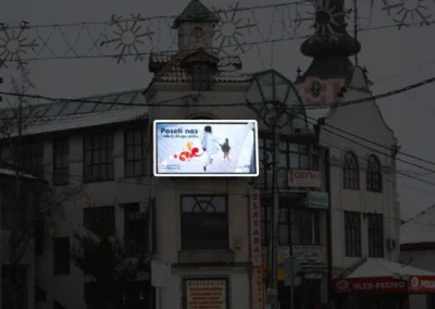 LED ekran u spoljašnjem prostoru - Surčin