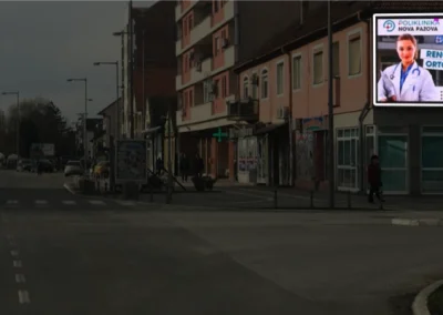 LED bilbord u spoljašnjem prostoru - Nova Pazova