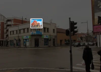 LED bilbord u spoljašnjem prostoru - Valjevo
