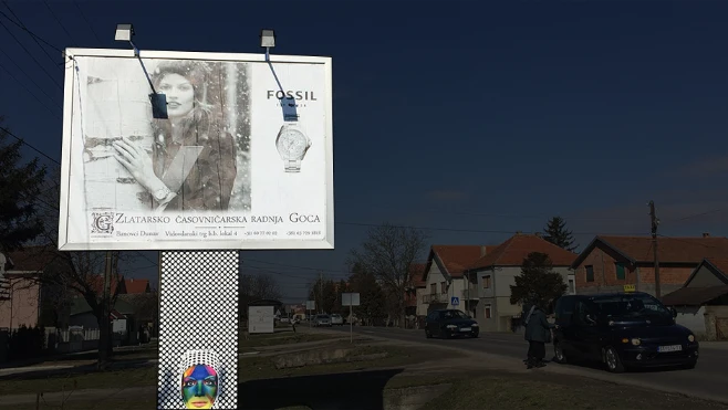 Standardni bilbord Novi Banovci 2B